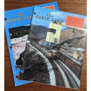 2 Dixie Line Train Magazines 1996
